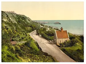 Sandgate: Lower Sandgate Road, Folkestone, England