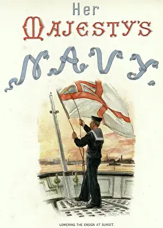 Lowering: LOWERING SHIP'S FLAG