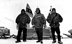 Furthest: Lt. Shackleton, Captain Scott and Dr. Wilson, Antarctica