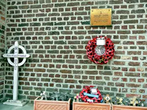 Poelkapelle: Lt Whitehead and RND Memorials, Varlet Farm, near Poelkapell