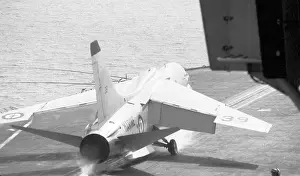 Foch: LTV F-8FN Crusader 39 awaiting launch
