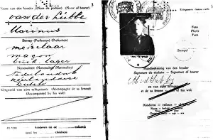Raiser: Lubbe, Marinus van der, 13.1.1909 - 10.1.1934
