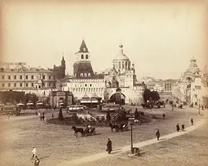 Handcart: Lubyanka Square, Moscow, Russia