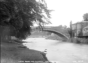 Lucan: Lucan Bridge and R. Liffey, Co. Dublin