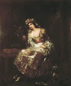 Galdiano: LUCAS VELAZQUEZ, Eugenio. The Maja