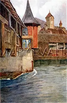 C1920: LUCERNE/OLD BRIDGE C1920