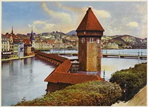 Kapellbrucke: LUCERNE/WASSERTURM C20
