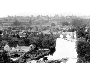 Ludford: Ludford, Bridge from Whitecliff 1892