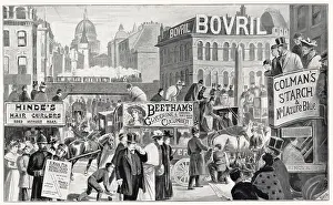 Curlers: Ludgate Circus, London 1896