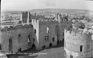 Shropshire: Ludlow Castle from the Keep