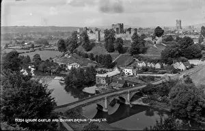 Shropshire: Ludlow Castle and Dinham Bridge