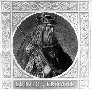 Carolingian: Ludwig I der Fromme
