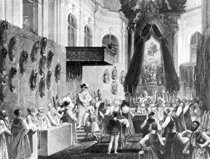 Festivity: Ludwig II conferring knighthood