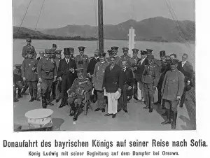 Orsova: Ludwig III on board a steamer 1918