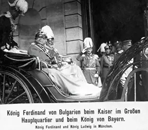 Saxe: Ludwig III and Ferdinand I in Munich 1917