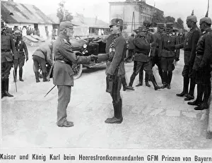 Hapsburg: Ludwig III and Karl I at the Eastern Front 1917