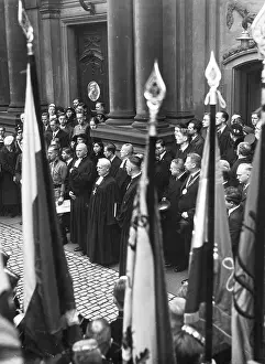 Mauer: Ludwig Muller and Bishop Karow at a celebration service in B