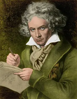 Deaf: Ludwig van Beethoven, German Composer
