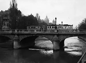 Ludwigsbruecke: The Ludwigsbruecke in Munich, before 1945