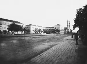 Ludwigskirche: Ludwigstrasse in Munich around 1900