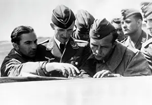 Luftflotte: Luftwaffe soldiers prior to a deployment on the Eastern