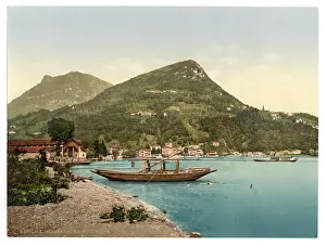 Lugano: Lugano, Cassarate and Monte Bre, Tessin, Switzerland Lugano