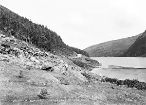 Glendalough: Lugduff Mt Across the Upper Lake, Glendalough
