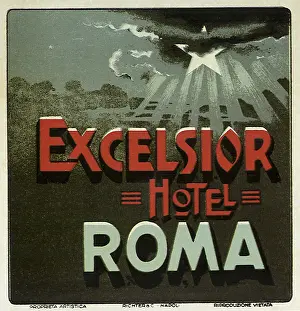Excelsior: Luggage Label