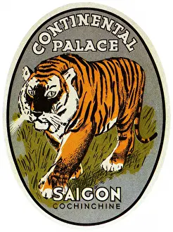 Saigon: Luggage Label from Saigon
