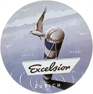 Zurich: Luggage Label from Switzerland