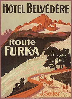 Furka: Luggage Label from Switzerland