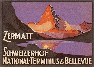Matterhorn: Luggage Label from Swizterland