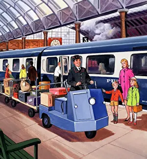 Railway: Luggage transporter driver