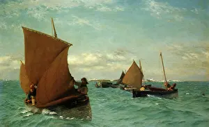 Moorings: Luggers Picking Up Moorings