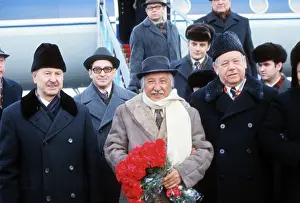 Corvalan: Luis Corvalan visits Moscow, 1976