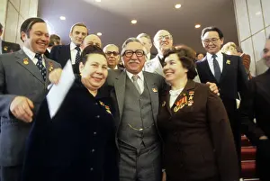 Corvalan: Luis Corvalan visits Moscow, 1981