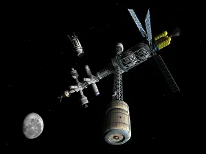 Satellites: Lunar cycler centrifuge