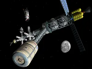 Satellites: Lunar cycler centrifuge