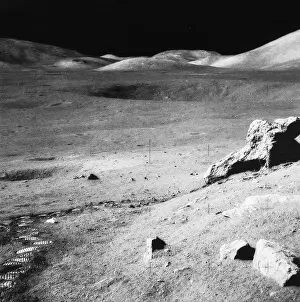 Footprint: Lunar landscape, Apollo 17 Mission