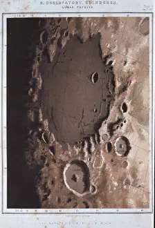 Observations: Lunar surface, 1857. Surface of the Moon in the