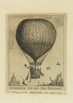 Oars: Lunardi in a balloon