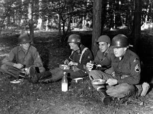 Combino: Lunch break at US maneuver Combino in Germany
