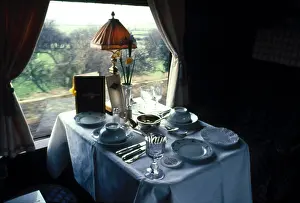 Tablecloths: Lunch on the Orient Express retro