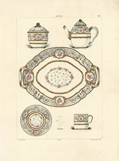 Solitaire: Lunch service called Solitaire, 1779