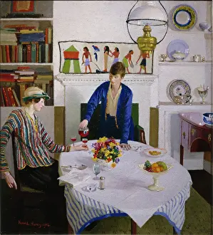 Lunch " two women sitting at a table