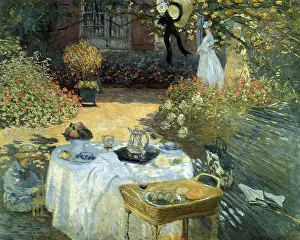 Luncheon: The Luncheon, by Monet