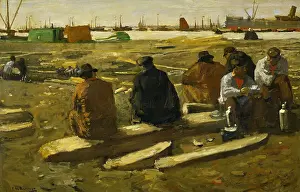 Plein: Lunchtime at the Building Site in Amsterdam