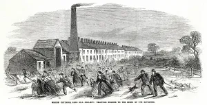 Deaths: Lung Hill Colliery explosion - rushing to scene 1857
