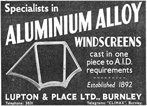 Lupton: Lupton & Place - Aluminium Alloy Cast Windscreens