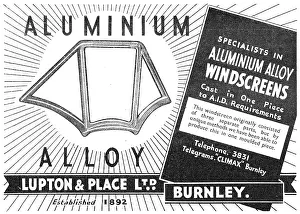 Lupton: Lupton & Place - Aluminium Alloy Cast Windscreens